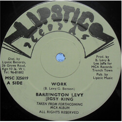 Barrington Levy / Jigsy King Work USED VINYL 12INCH