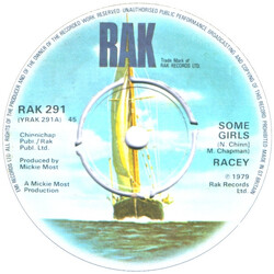 Racey Some Girls USED VINYL 7INCH 45 RPM SINGLE