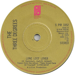 The Three Degrees Long Lost Lover USED VINYL 7INCH 45 RPM SINGLE STEREO