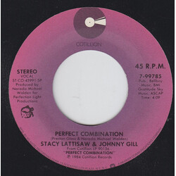 Stacy Lattisaw / Johnny Gill Perfect Combination / Heartbreak Look USED VINYL 7INCH SINGLE