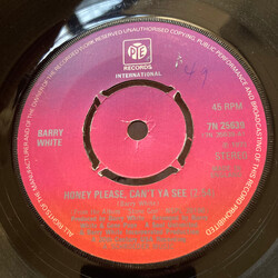 Barry White Honey Please, Can't Ya See USED VINYL 7INCH 45 RPM