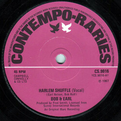 Bob & Earl Harlem Shuffle USED VINYL 7INCH REISSUE