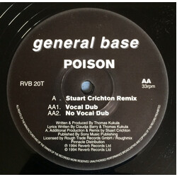 General Base Poison USED VINYL 12INCH PROMO
