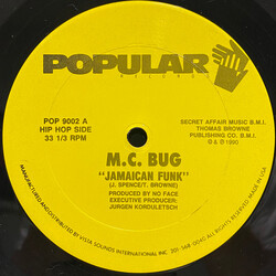 M.C. Bug Jamaican Funk USED VINYL 12INCH 33 S RPM