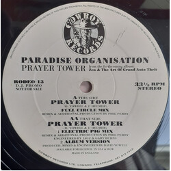 Paradise Organisation Prayer Tower USED VINYL 12INCH 33 S RPM PROMO