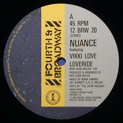 Nuance / Vikki Love Loveride USED VINYL 12INCH 45 RPM SINGLE STEREO