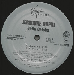 Jermaine Dupri Gotta Getcha USED VINYL 12INCH PROMO 33 S RPM
