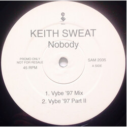 Keith Sweat Nobody USED VINYL 12INCH PROMO