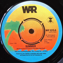 War Summer USED VINYL 7INCH 45 RPM