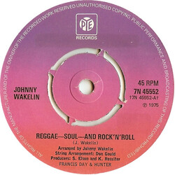 Johnny Wakelin Reggae-Soul-And Rock'N'Roll USED VINYL 7INCH 45 RPM SINGLE