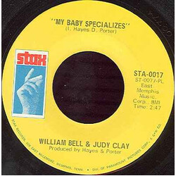 William Bell / Judy Clay My Baby Specializes / Left Over Love USED VINYL 7INCH 45 RPM SINGLE