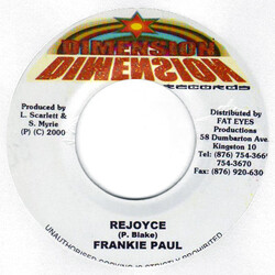 Frankie Paul / Sly & Robbie Rejoyce USED VINYL 7INCH 45 RPM