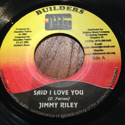 Jimmy Riley Said I Love You USED VINYL 7INCH