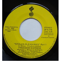 Freedom Express (3) Stolen Pleasures USED VINYL 7INCH