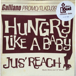 Galliano Hungry Like A Baby / Jus' Reach USED VINYL 12INCH 45 RPM PROMO