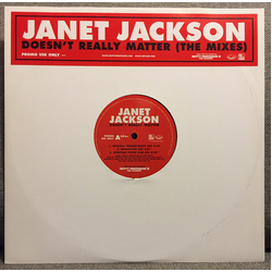 Janet Jackson Doesn't Really Matter (The Mixes) Vinyl 12" USED
