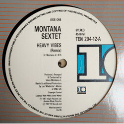 Montana Sextet Heavy Vibes (Remix) Vinyl 12" USED