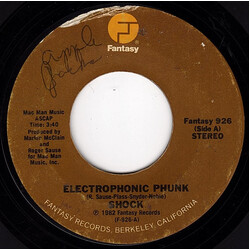Shock (3) Electrophonic Phunk USED VINYL 7INCH 45 RPM STYRENE STEREO