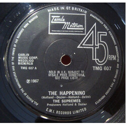 The Supremes The Happening USED VINYL 7INCH 45 RPM SINGLE