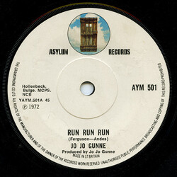 Jo Jo Gunne Run Run Run USED VINYL 7INCH 45 RPM SINGLE