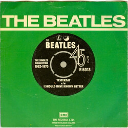 The Beatles Yesterday c/w I Should Have Known Better VINYL 7" USED