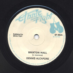 Dennis Alcapone Brixton Hall USED VINYL 7INCH 45 RPM