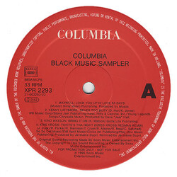 Various Columbia Black Music Sampler USED VINYL 12INCH PROMO