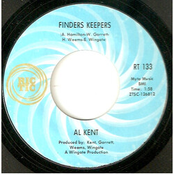 Al Kent (2) / Al Kent Orchestra Finders Keepers / Ooh! Pretty Lady USED VINYL 7INCH 45 RPM SINGLE STYRENE MONO