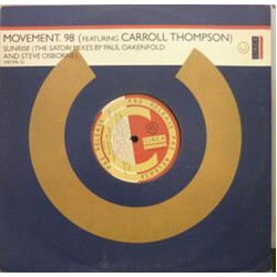 Movement 98 / Carroll Thompson Sunrise USED VINYL 12INCH 45 RPM PROMO