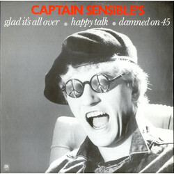 Captain Sensible Glad It's All Over / Happy Talk / Damned On 45 USED VINYL 12INCH 45 RPM