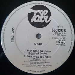 The S.O.S. Band Even When You Sleep USED VINYL 12INCH 45 RPM