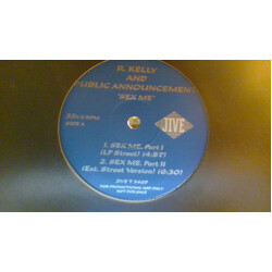 R. Kelly Sex Me USED VINYL 12INCH 33 S RPM PROMO