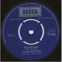 The Rolling Stones Not Fade Away / Little By Little VINYL 7" USED