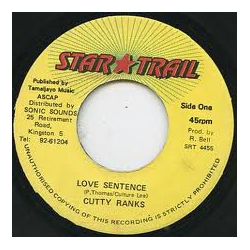 Cutty Ranks Love Sentence Vinyl 7" USED