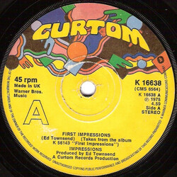 The Impressions First Impressions USED VINYL 7INCH 45 RPM SINGLE