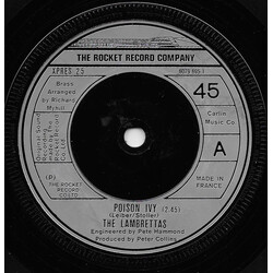 The Lambrettas Poison Ivy USED VINYL 7INCH 45 RPM SINGLE