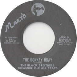 Black Brothers / Treasure Isle All Stars The Donkey Bray USED VINYL 7INCH SINGLE