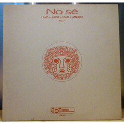 No Sé No Sé EP USED VINYL 12INCH 33 S RPM EP