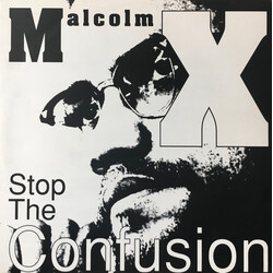 Malcolm X Stop The Confusion USED VINYL 12INCH 33 S RPM