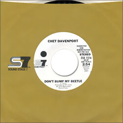 Chet Davenport Don't Bump My Beetle USED VINYL 7INCH 45 RPM PROMO