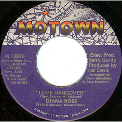 Diana Ross Love Hangover / Kiss Me Now VINYL 7" USED