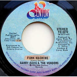 Garry Davis / The Vendors Funk Machine / Your Special Baby USED VINYL 7INCH