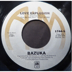 Tony Camillo's Bazuka Love Explosion / Bazuka Limited USED VINYL 7INCH 45 RPM SINGLE