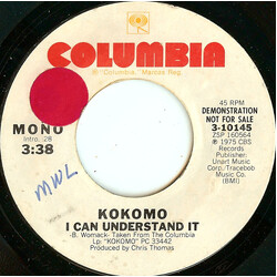 Kokomo I Can Understand It USED VINYL 7INCH 45 RPM PROMO STYRENE STEREO MONO