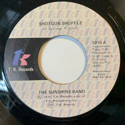 The Sunshine Band Shotgun Shuffle USED VINYL 7INCH 45 RPM SINGLE PROMO STYRENE