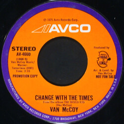 Van McCoy Change With The Times Vinyl 7" USED