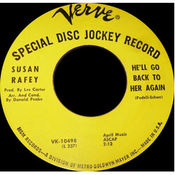 Susan Rafey He'll Go Back To Her Again / If I Can't Have Your Love Vinyl 7" USED