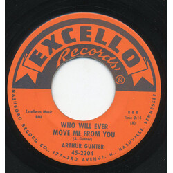 Arthur Gunter Who Will Ever Move Me From You / Workin' For My Baby USED VINYL 7INCH SINGLE