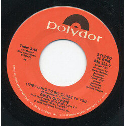 Gwen Guthrie (They Long To Be) Close To You USED VINYL 7INCH 45 RPM SINGLE