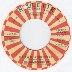 The Grass Roots Wait A Million Years USED VINYL 7INCH 45 RPM SINGLE